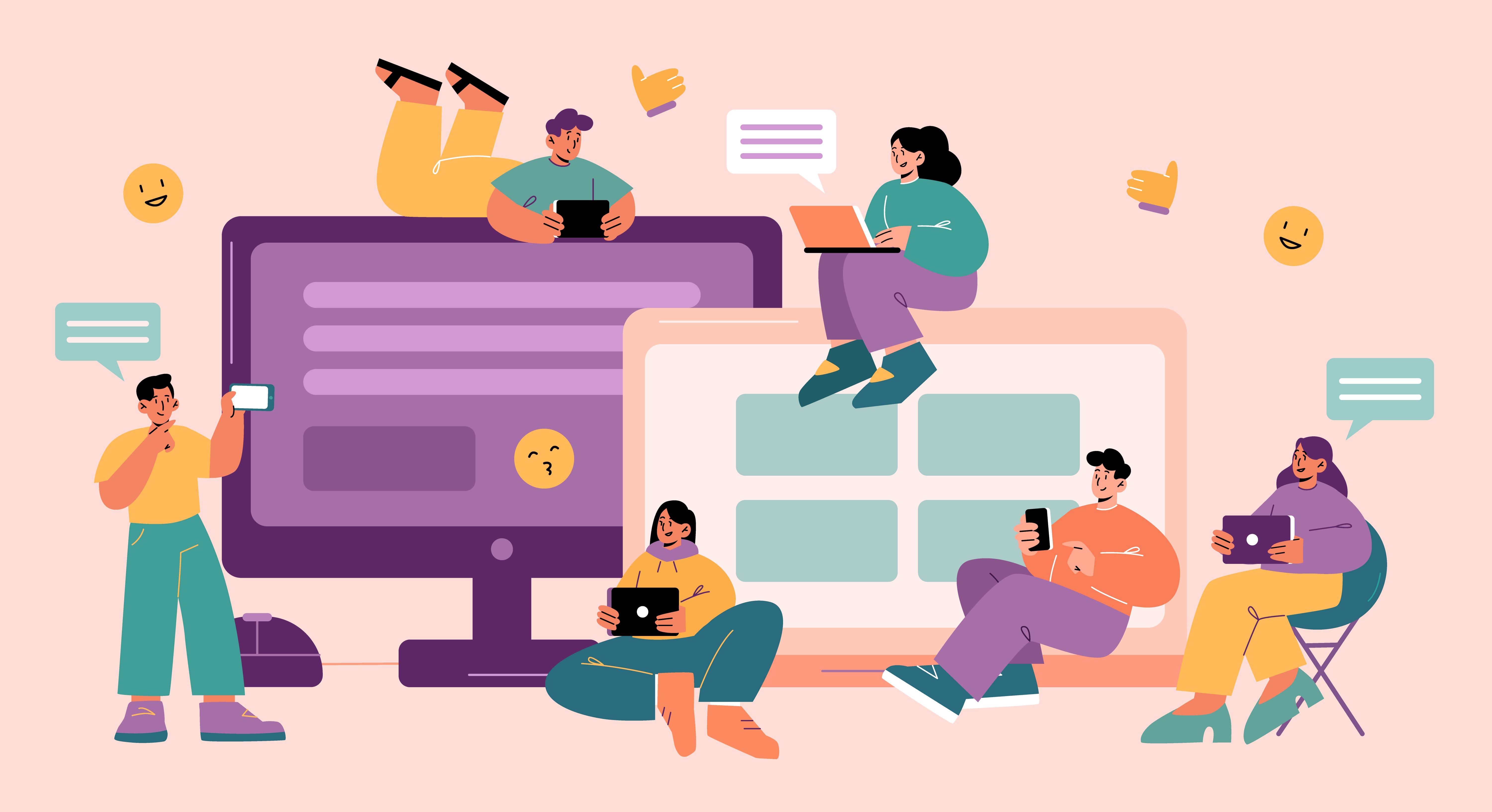 Тематична ілюстрація до статті - BYOD політика для компанії - безпечне використання особистих пристроїв