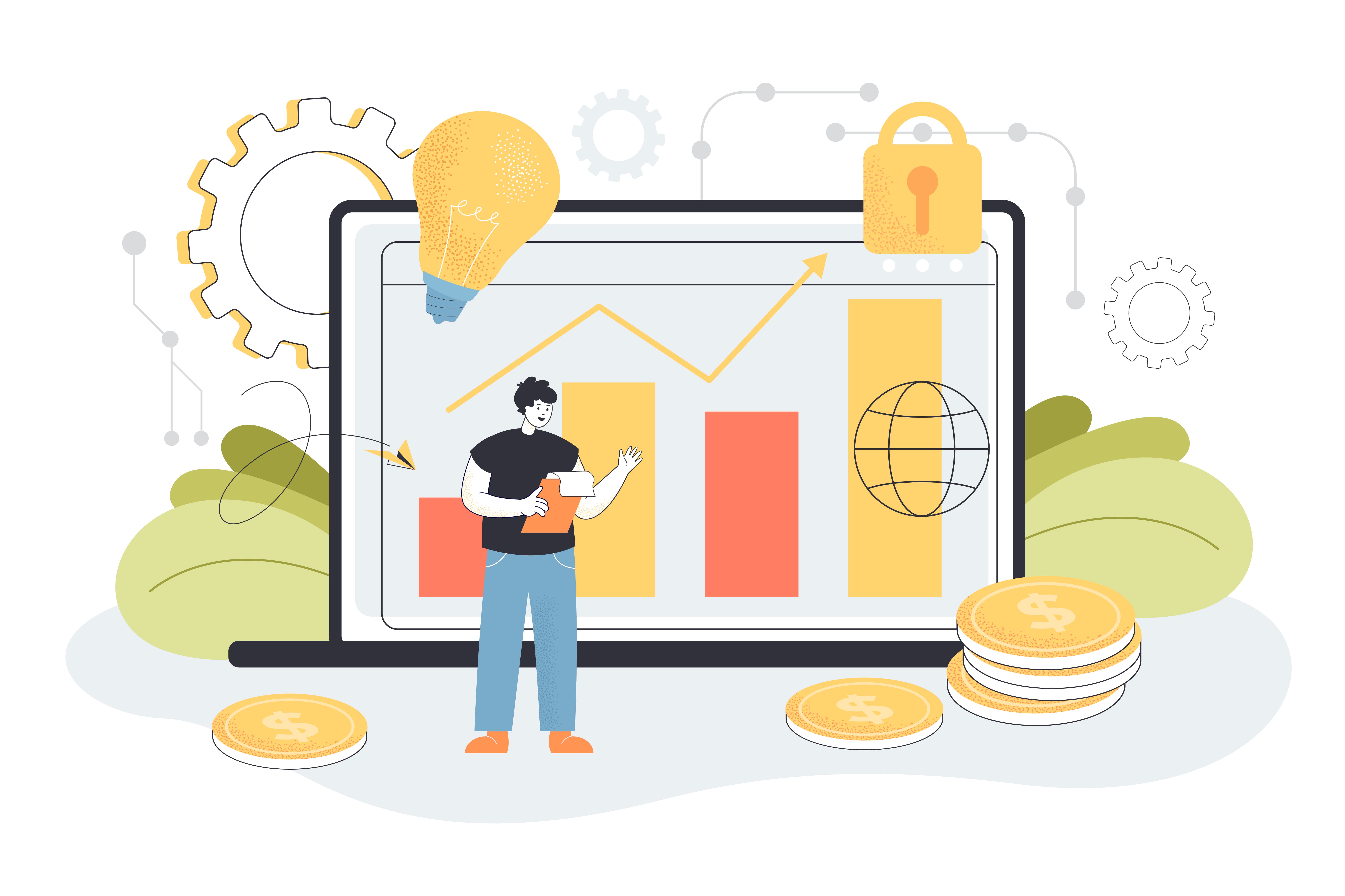 Тематична ілюстрація до статті - Cloud Cost Management: Як платити менше й отримувати більше?