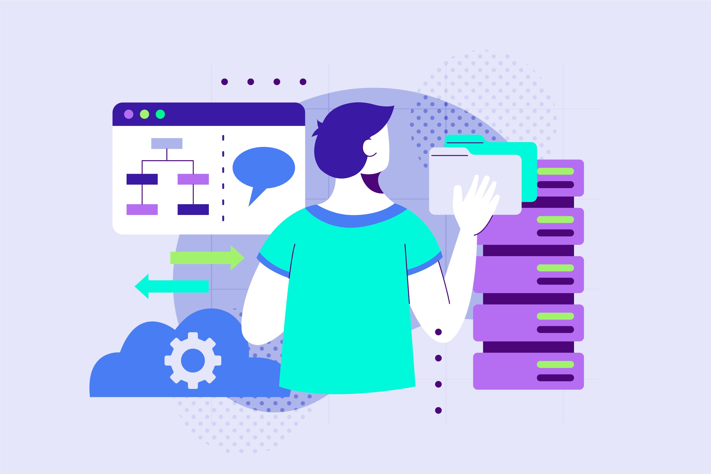 Тематична ілюстрація до статті - Active Directory: управління користувачами та правами доступу в корпоративній мережі